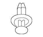 B45A56146A - Body: Fender Liner Fastener for Mazda: 3, 6, CX-3, CX-30, CX-5, CX-50, CX-70, CX-9, CX-90, MX-30 EV, MX-5 Miata Image