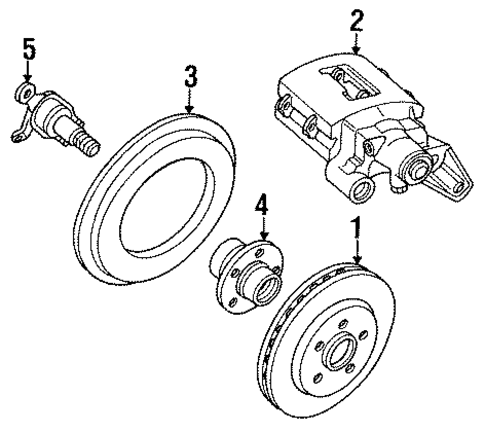 Brake Components for 1990 Dodge Monaco #1
