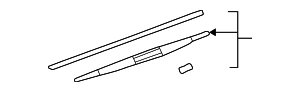 26H09AK013R - : Wiper Blade for Hyundai Image