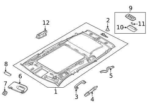 Side Pillar for 2021 Nissan Rogue #0