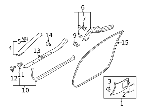 Interior Trim - Pillars for 2007 Nissan 350Z #0