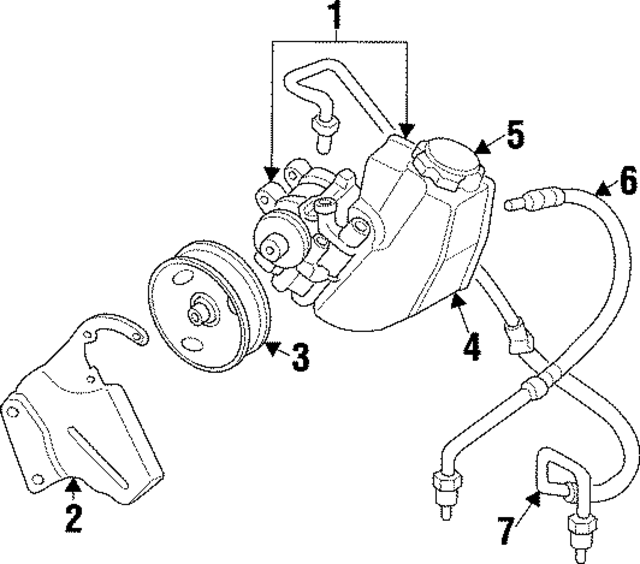 52088489AB - Steering: Pressure Hose for Mopar Image