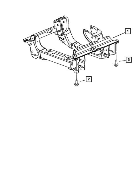 Front Suspension, Strut and Cradle for 2008 Jeep Liberty #1