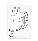 64506806375 - HVAC: Mount Bracket for BMW: 230i, 230i xDrive, 330e, 330e xDrive, 330i, 330i xDrive, 430i, 430i Gran Coupe, 430i xDrive, 430i xDrive Gran Coupe, M2, M240i, M240i xDrive, M340i, M340i xDrive, M440i, M440i Gran Coupe, M440i xDrive, M440i xDrive Gran Coupe Image