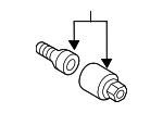 4F0698139C801 - Suspension: Wheel Bolt for Audi Image