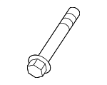 PAF007090 - Suspension: Track Bar Adjust Bolt for Porsche Image