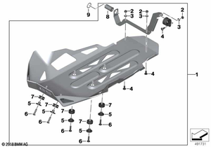                                    Enduro aluminum engine guard set
                                