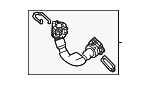 86800544 - : Outlet Hose for Acura Image
