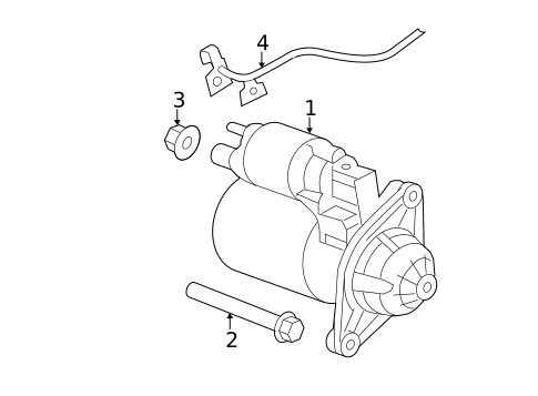 Starter for 2010 Chrysler Sebring #0