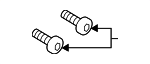 986318 - Electrical: Crankshaft Sensor Bolt for Volvo Image