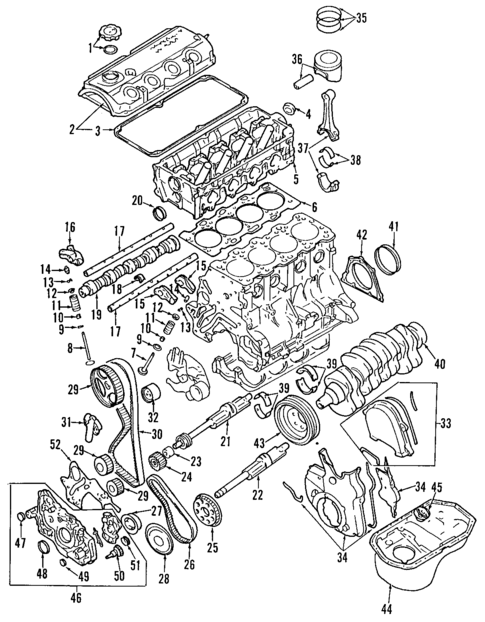 Engine for 1996 Mitsubishi Galant #0