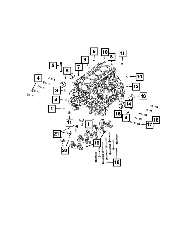 4884783AA - Engine: Dowel Pin for Mopar Image