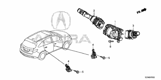 Combination Switch for 2014 Acura MDX #0