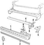 E5DZ17984A - Body: Guard for Ford: LTD | Mercury: Marquis Image