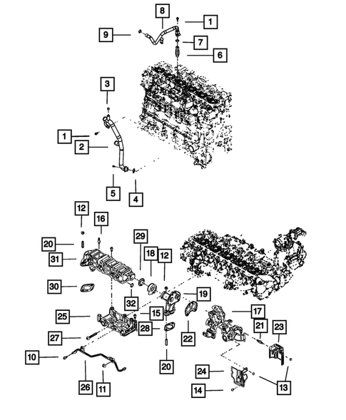 EGR Cooling System for 2011 Ram 3500 #0