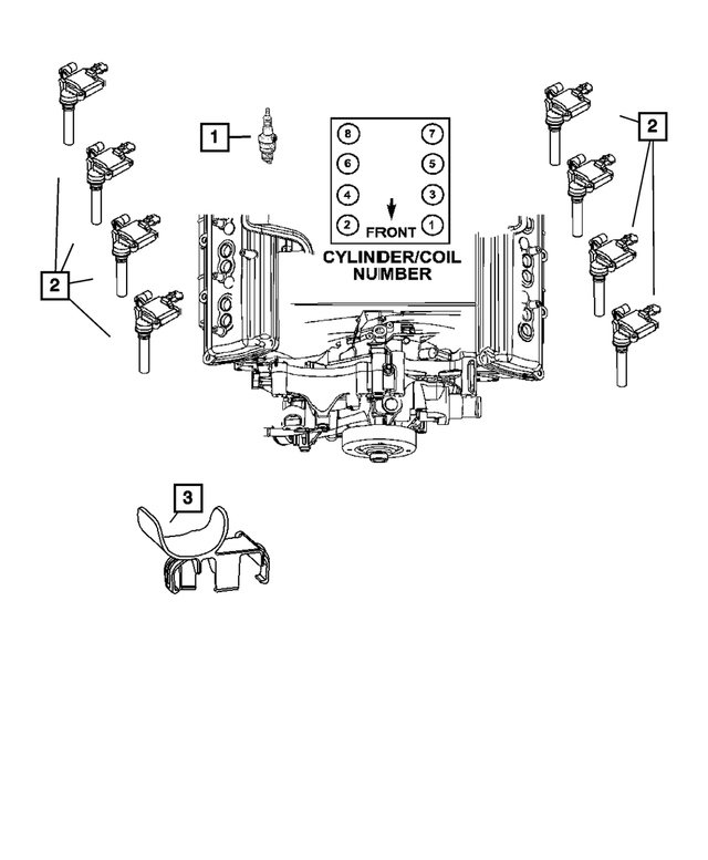 4801474AB - Electrical: Trough for Mopar Image