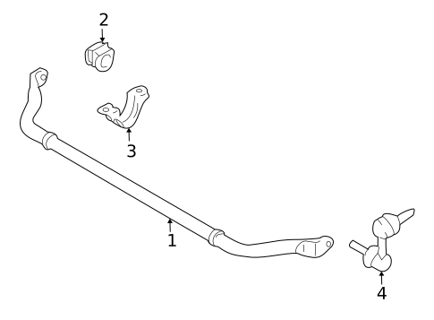 Stabilizer Bar & Components for 2011 Nissan GT-R #1
