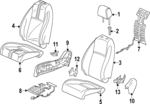 811313A0A01ZA - : Cushion Cover for Honda: CR-V Image