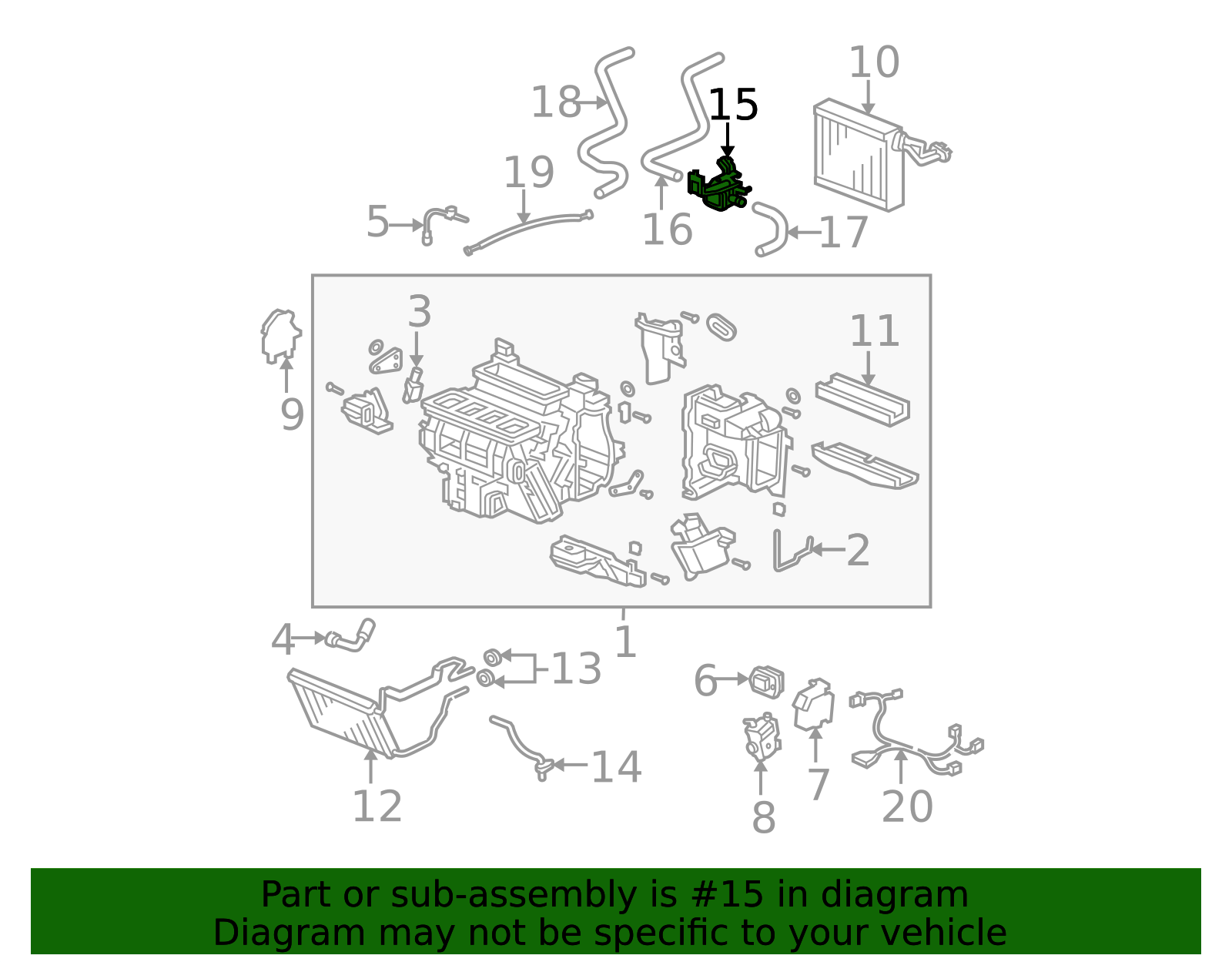 Genuine OEM Acura - Control Valve Part# 79710-SDC-A01 | Acura