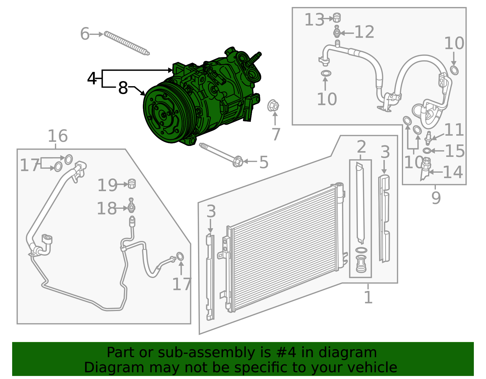 2021-2026 GM Compressor Kit 85641376 | TascaParts.com