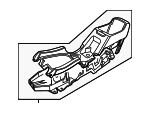 12842698 - Body: Console Assembly for Saab: 9-3, 9-3X Image