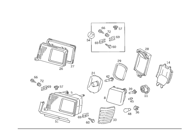 1248202159 - Electrical System: Lighting Unit for Mercedes-Benz Image image