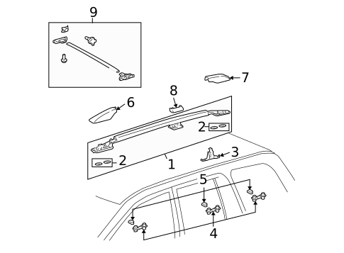 Luggage Carrier for 2006 Lexus GX470 #0