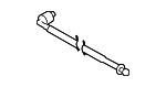 61687291664 - Body: Washer Hose for BMW: X5 Image