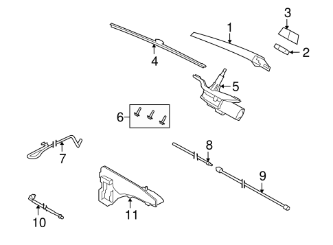 Wipers for 2008 BMW X5 #1