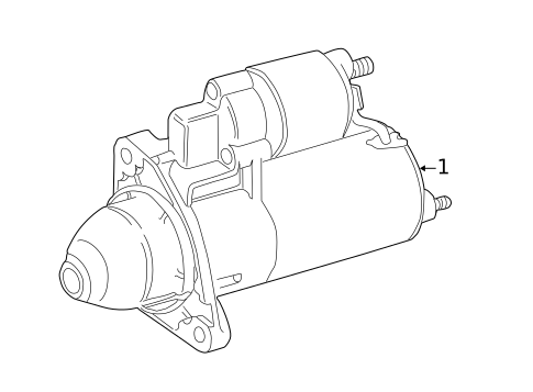 Starter for 2004 Subaru Impreza #1