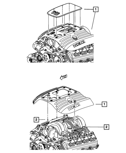 Engine Identification, Service Engines & Engine Service Kits for 2010 Jeep Grand Cherokee #1