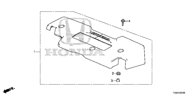 Engine Cover (2) for 2017 Honda Accord #0