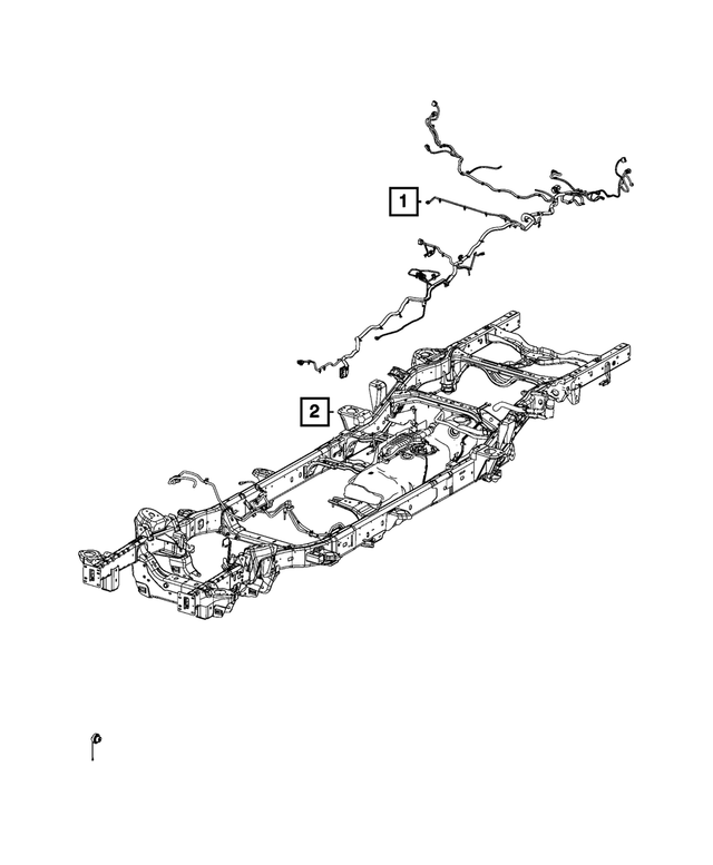 68445150AB - Electrical: Chassis Wiring for Ram: 1500 Classic Image
