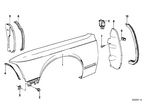 41351961843 - Bodywork: Side Panel, Front Left for BMW Image