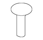 11547421 - Body: Bumper Cover Bolt for Buick: Enclave, Encore GX, Envision, Envista, Regal Sportback, Regal TourX | Cadillac: ATS, CT4, CT5, CT6, CTS, Escalade, Escalade ESV, ESCALADE IQ, LYRIQ, OPTIQ, XT4, XT5, XT6 | Chevrolet: Blazer, Blazer EV, Bolt EUV, Bolt EV, Camaro, Colorado, Corvette, Cruze, Equinox, Equinox EV, Malibu, Silverado 1500, Silverado 1500 LTD, Silverado 2500 HD, Silverado 3500 HD, Silverado EV, Suburban, Tahoe, Trailblazer, Traverse, Traverse Limited, Trax | GMC: Acadia, Canyon, Hummer EV Pickup, Hummer EV SUV, Sierra 1500, Sierra 1500 Limited, Sierra 2500 HD, Sierra 3500 HD, Sierra EV, Terrain, Yukon, Yukon XL | Oldsmobile: Intrigue | Pontiac: G6, Grand Am, Grand Prix | Saturn: Aura, Ion, Sky Image