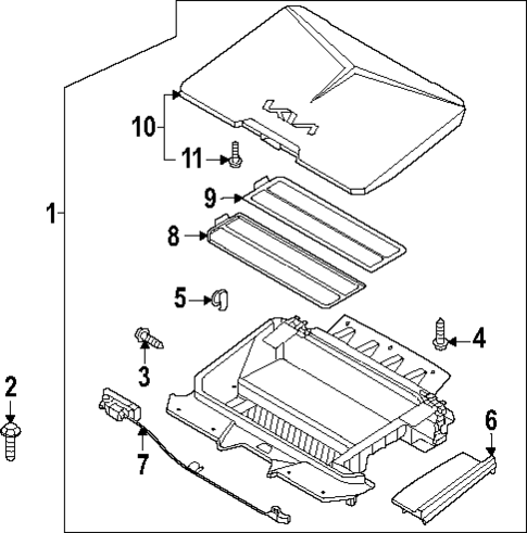 Cargo Area for 2023 Kia Niro EV #0