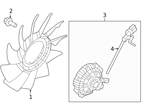 Cooling Fan, Clutch & Motor for 2010 Ford F-150 #0