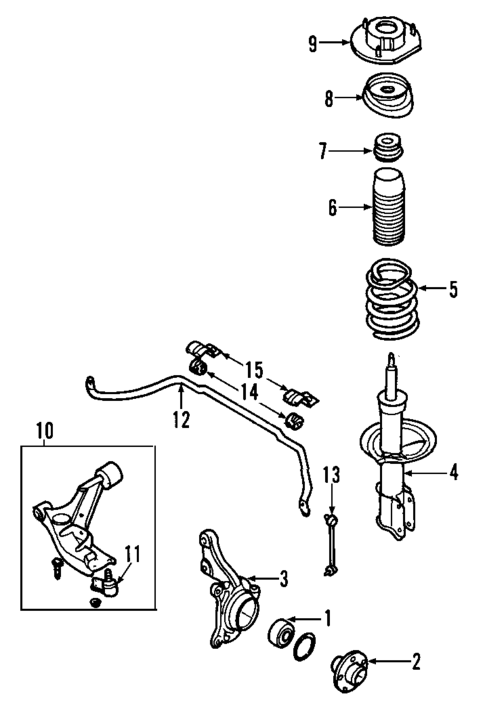 Suspension Components for 2009 Chevrolet Aveo #0