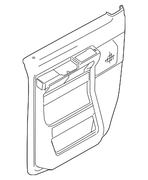 9C2Z1523942AA - : Door Trim Panel for Ford: E-150, E-250, E-350 Super Duty, E-450 Super Duty Image