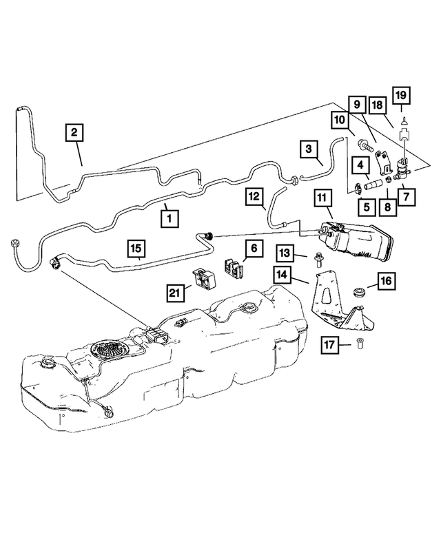 6104822AA - Emission Systems: Hose Clamp for Mopar Image