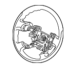 78501S6MA91ZC - Steering: Steering Wheel for Honda: Civic Image