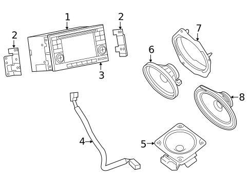 Antenna & Radio for 2016 Nissan NV1500 #1