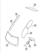68040674AI - : Shipping Assembly - 30 Lite Glass Windshield for Mopar Image