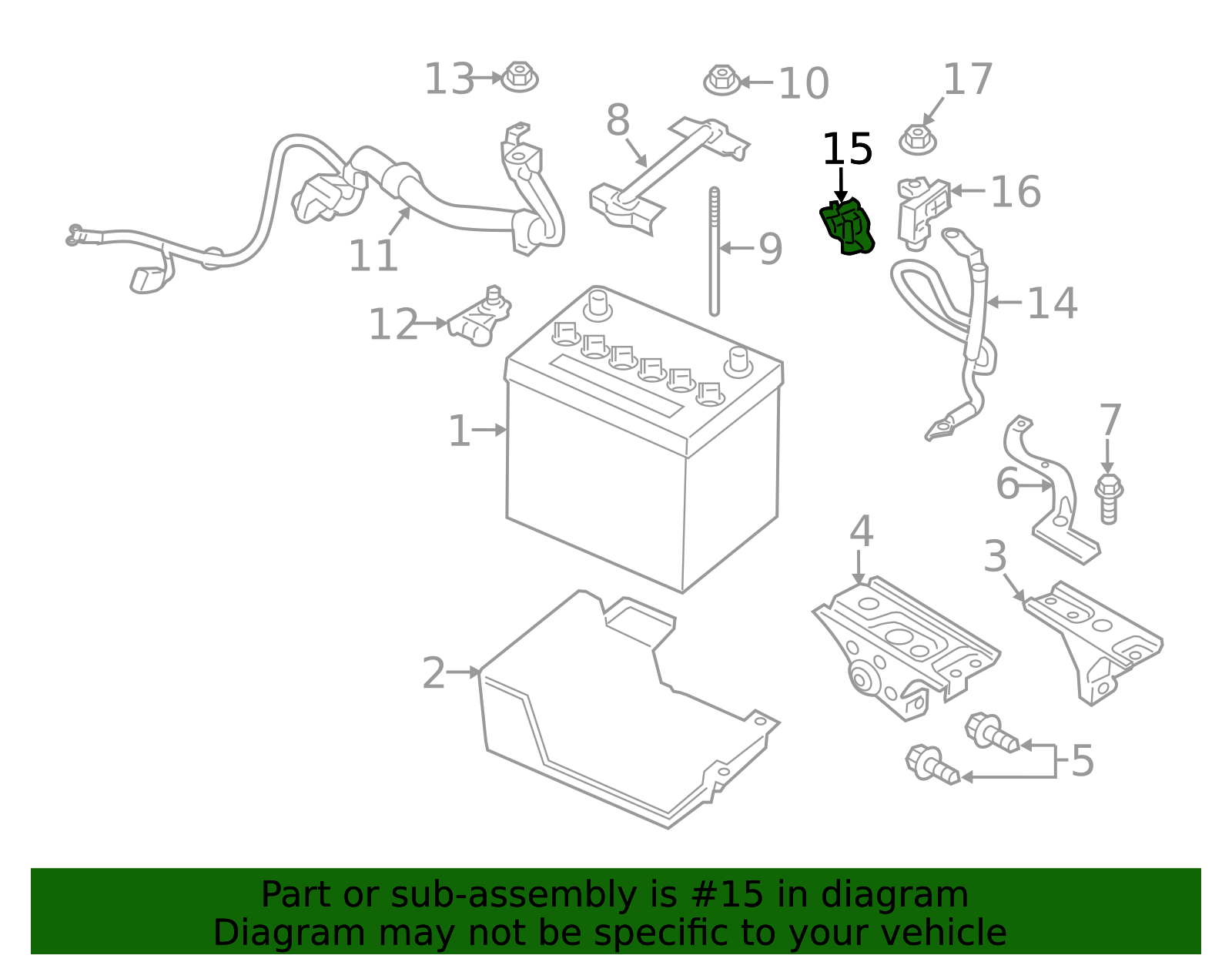 三菱 WS200 2011-2025 Mitsubishi Negative Cable Connector MU001447
