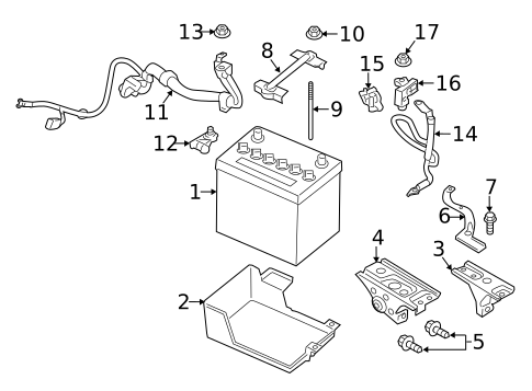 Battery for 2025 Mitsubishi Outlander Sport #0