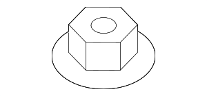 MS440502 - Electrical: Tail Lamp Assembly Nut for Mitsubishi: 3000GT, Diamante, Eclipse, Eclipse Cross, Endeavor, Expo, Expo LRV, Galant, i-MiEV, Lancer, Mirage, Mirage G4, Montero, Montero Sport, Outlander, Outlander PHEV, Outlander Sport Image