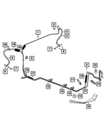 68644784AE - Brakes: Brake Tube Bundle for Mopar Image