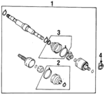 391000M816 - : Axle Assembly for Nissan Image