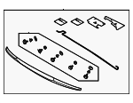 71105T60J00 - Body: Spoiler for Honda Image
