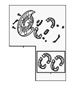 58250G9550 - : Parking Brake for Hyundai Image